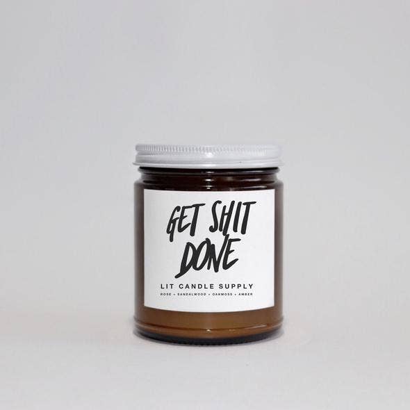 GET SHIT DONE CANDLE