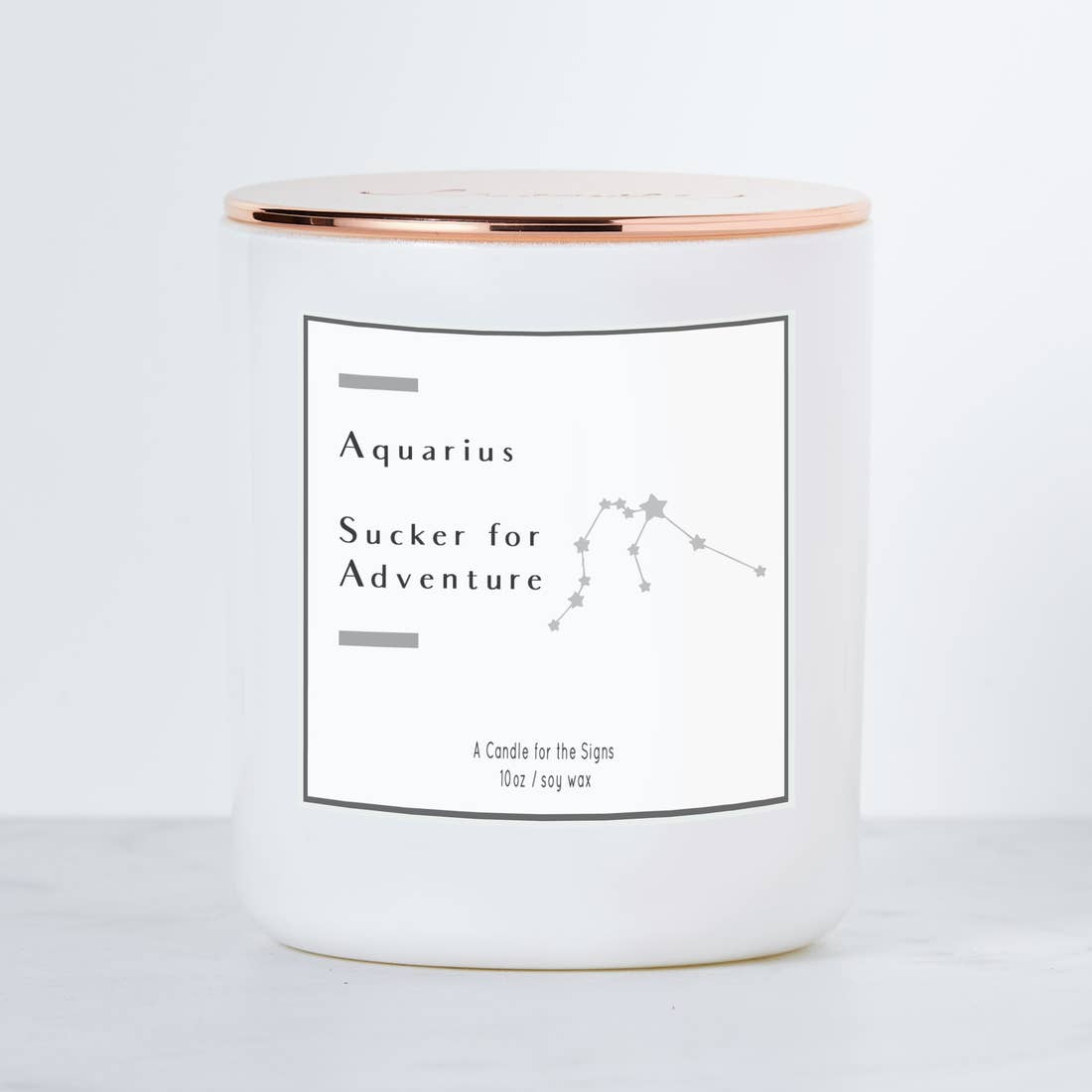 AQUARIUS: SUCKER FOR ADVENTURE - LUXE SOY CANDLE