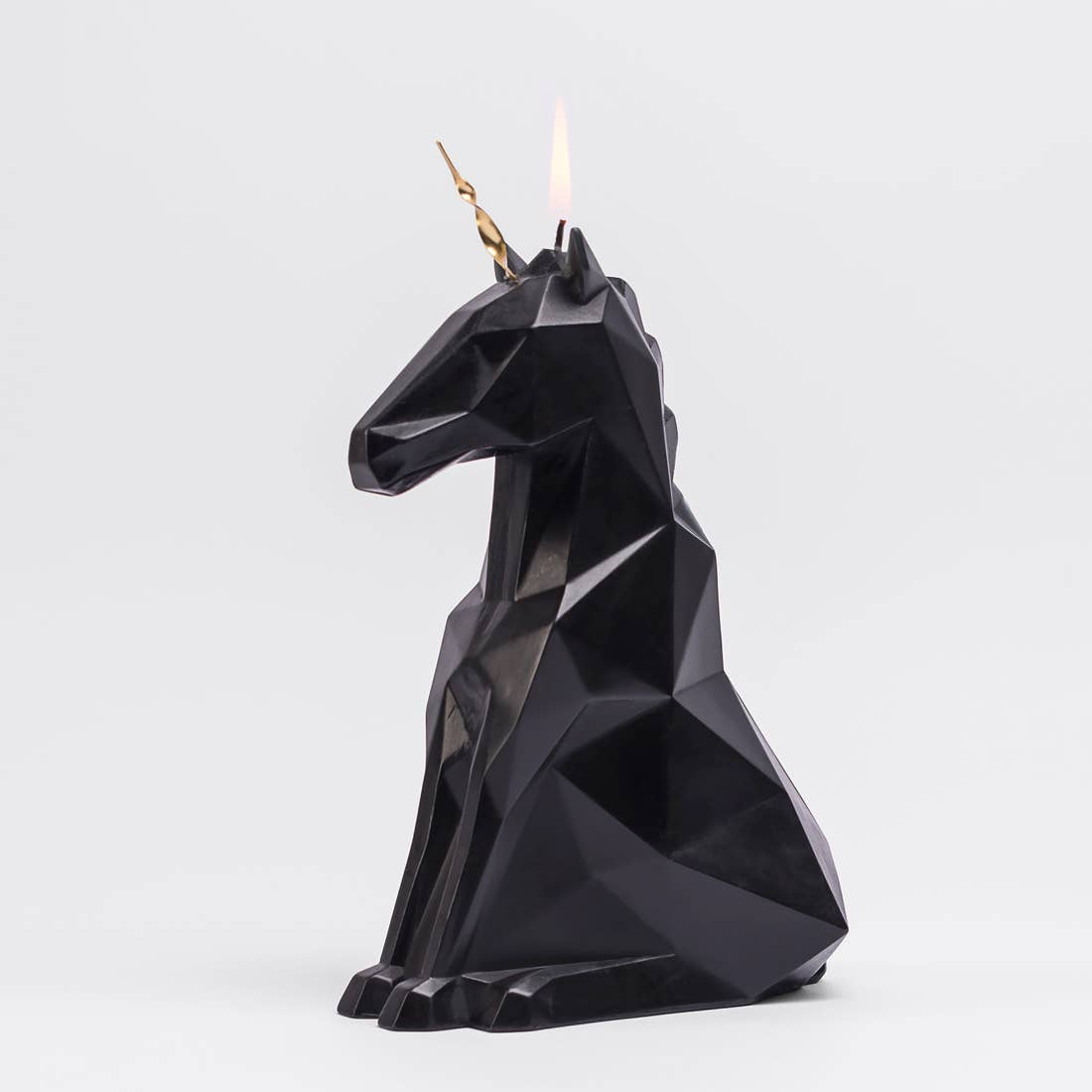 BLACK UNICORN CANDLE