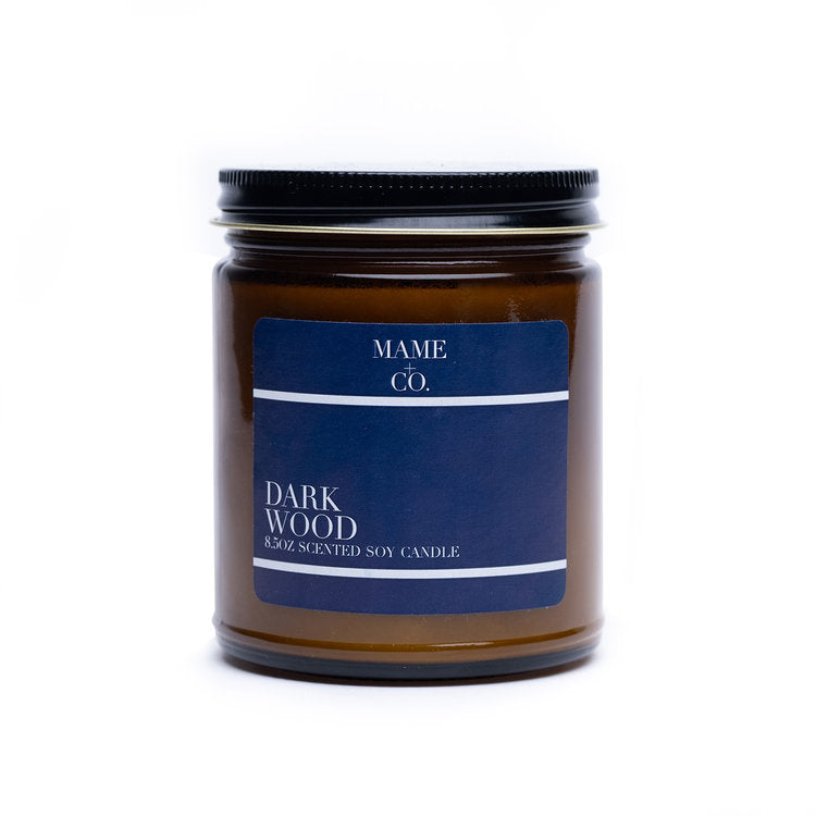 DARK WOOD CANDLE