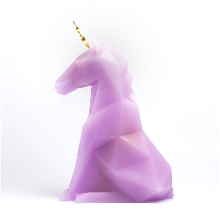 PURPLE UNICORN CANDLE