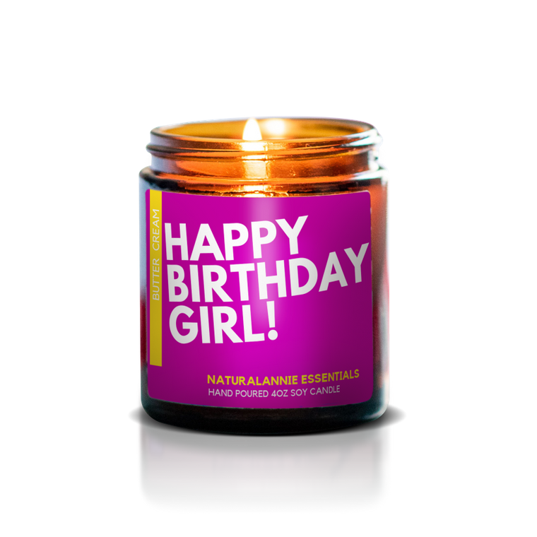 HAPPY BIRTHDAY GIRL CANDLE