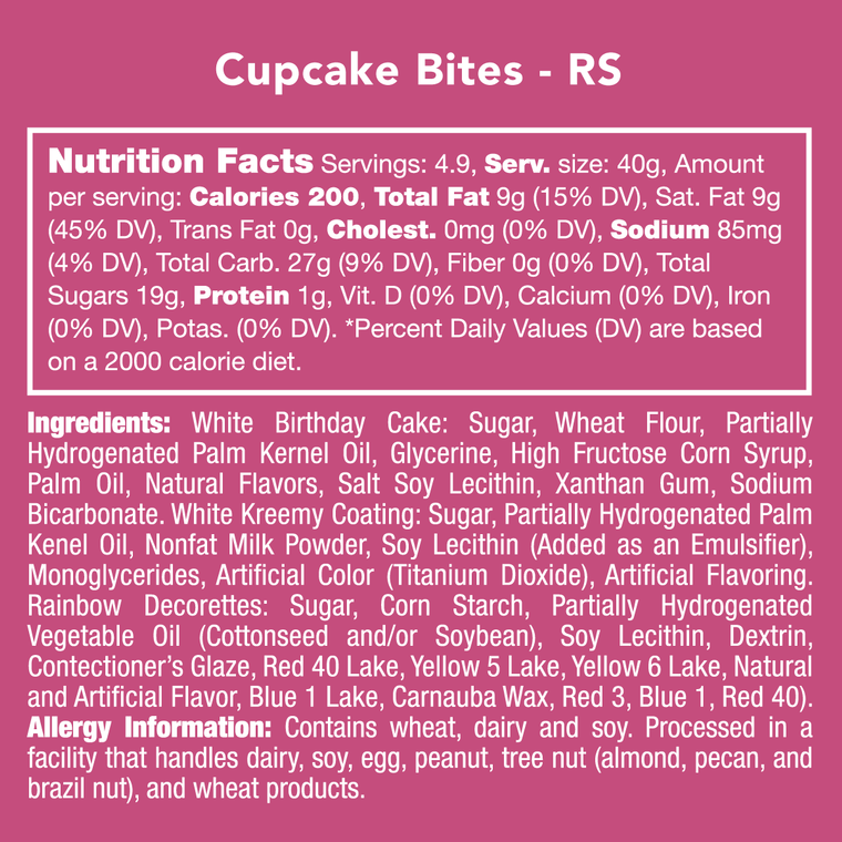 CUPCAKE BITES