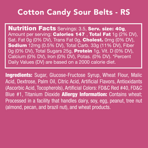 COTTON CANDY SOUR BELTS