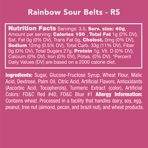 RAINBOW SOUR BELTS