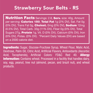 STRAWBERRY SOUR BELTS