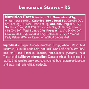 LEMONADE STRAWS