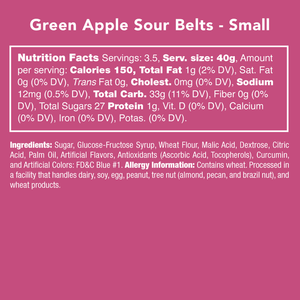 GREEN APPLE SOUR BELTS