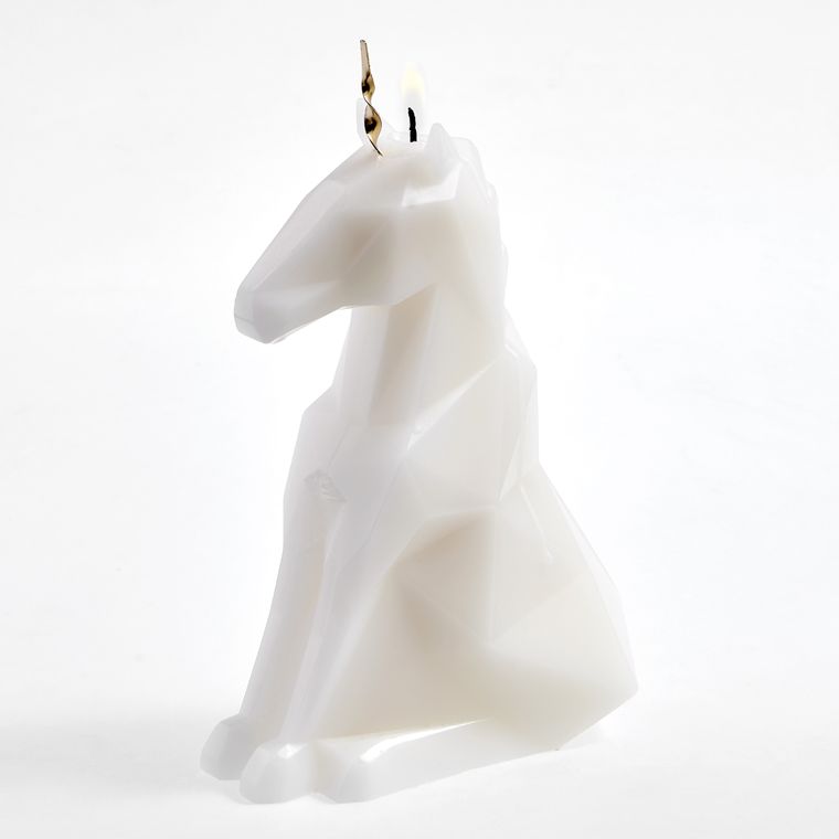 WHITE UNICORN CANDLE – SCENTED