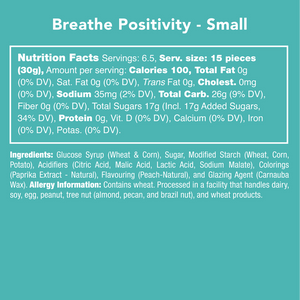 BREATHE POSITIVITY PEACH SOURS