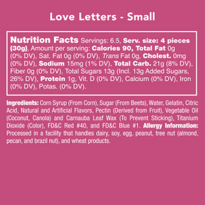 LOVE LETTERS GUMMIES